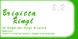 brigitta ringl business card